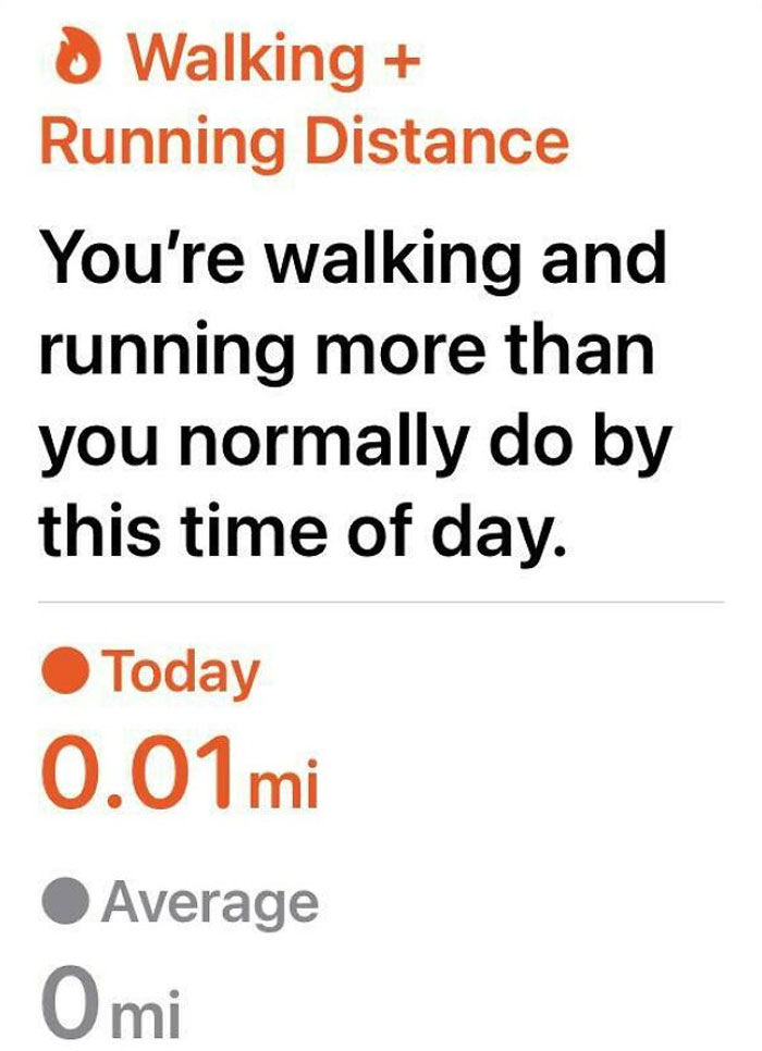 The Health App On My Phone Is Getting A Little Passive-Aggressive