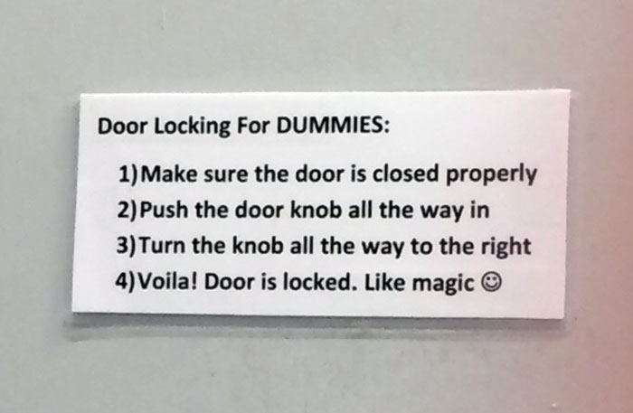 Passive-Aggressive Instructions