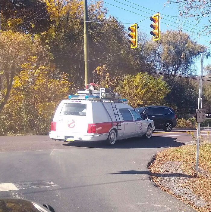 On Our Way Home In Southern Pennsylvania And Found Ourselves Behind This Masterpiece