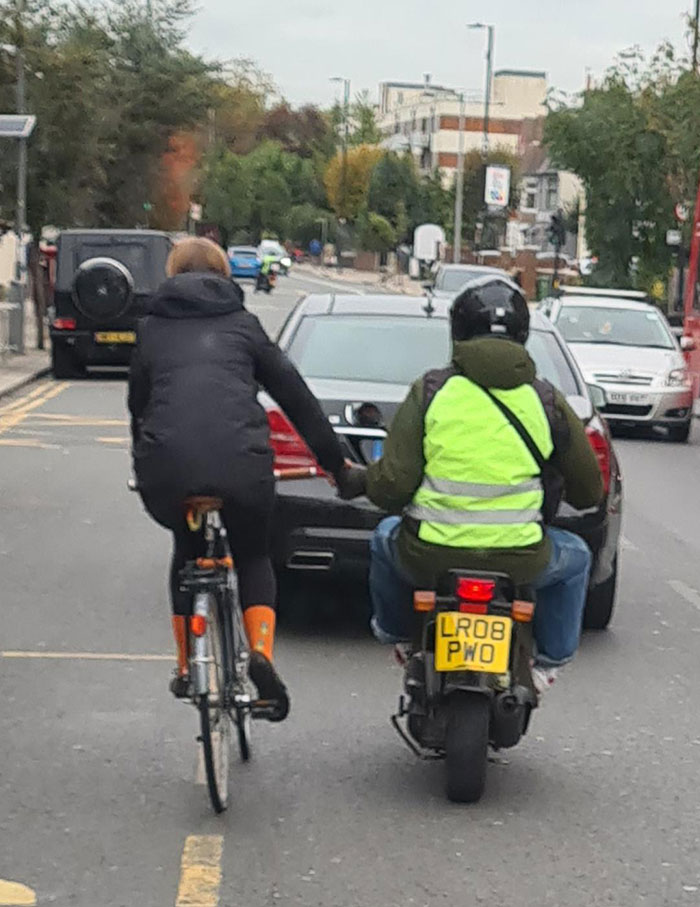 Love Knows No Bounds And Doesn't Care About The Highway Code