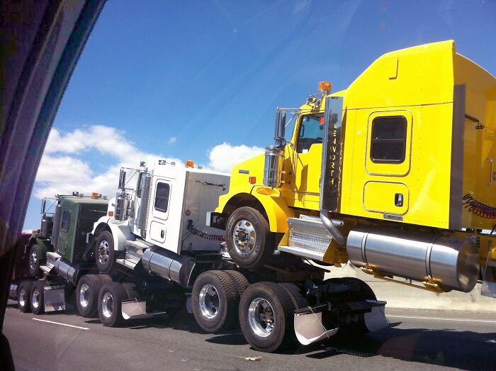 My Wife And I Drove Next To A Truck Towing A Truck, Towing A Truck, Towing A Truck