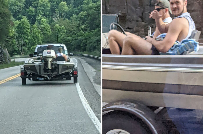 Drove Behind Them For 30 Minutes