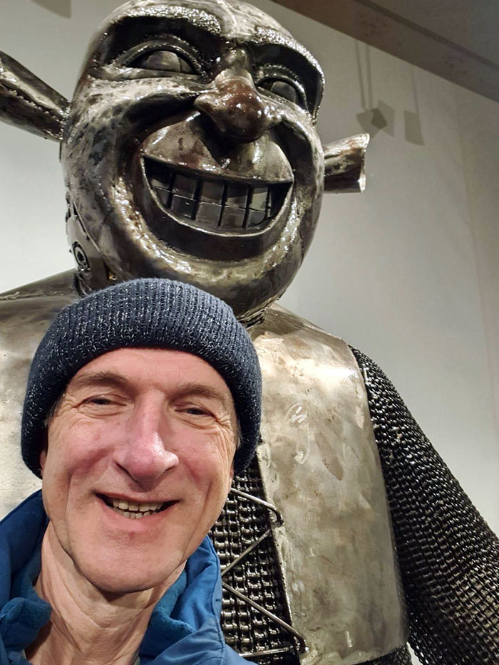 My Dad Finally Upgraded His Phone And Is Now Traveling And Taking Selfies Everywhere. I Thought This One Was Worth Sharing As He Looks So Happy