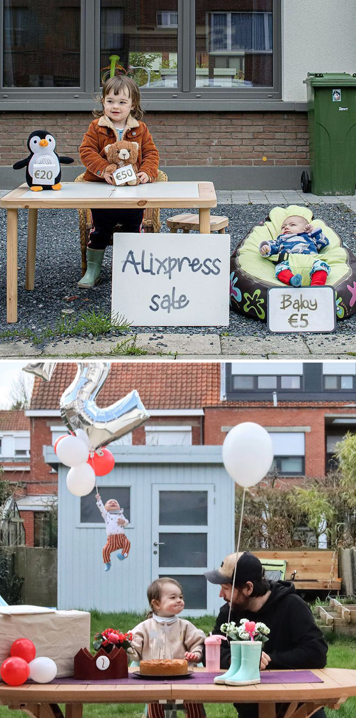 This Dad Sends Photoshopped Pictures To Mom Whenever She Asks How Kids Are Doing