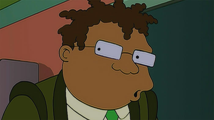 Hermes looking from Futurama