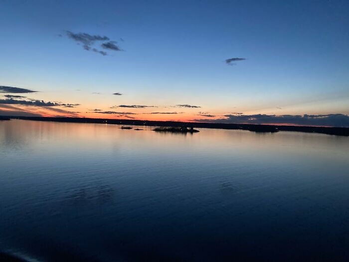 Looking Across The Baltic Sea To Finland