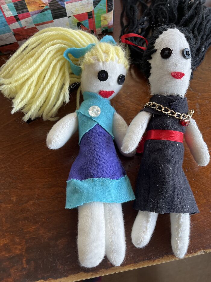 Sewed These By Hand. Made The Pattern Myself