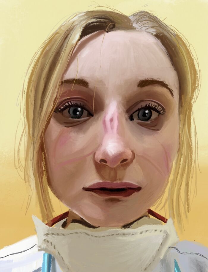 "Battle Scars": I Drew Portraits Of Doctors And Nurses During The Covid Epidemic