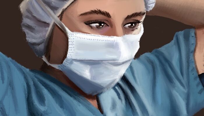 "Battle Scars": I Drew Portraits Of Doctors And Nurses During The Covid Epidemic