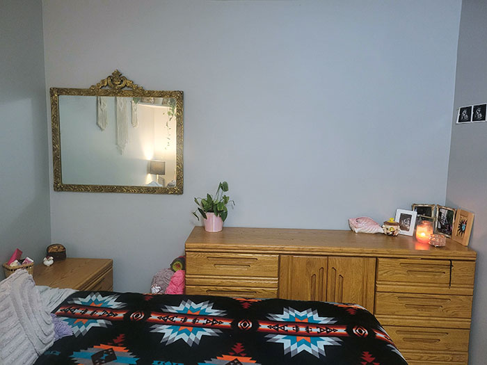 I Asked My Husband To Hang The Mirror Above My Dresser
