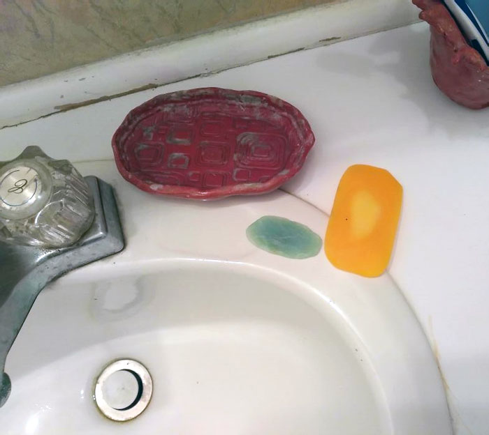Mom's Boyfriend Never Puts The Soap On The Soap Trays