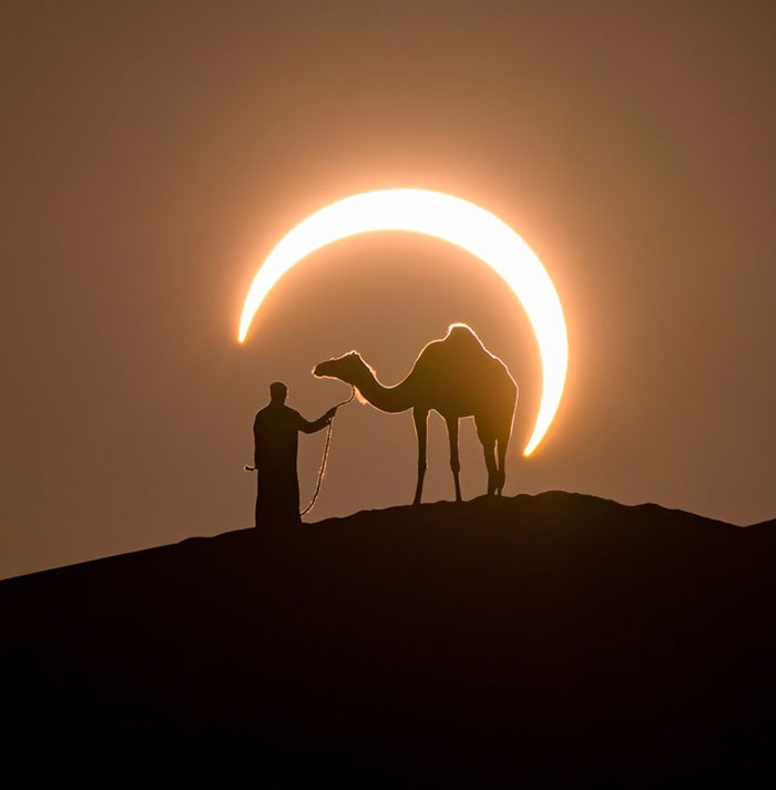 This Taken Just After The Sunrise In The Empty Quarter, UAE