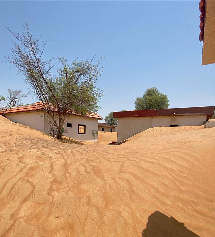 I Visited This 50-Year-Old Desert Ghost Town Outside Dubai. Pretty Rad Development, And Lots Of Buildings To Explore