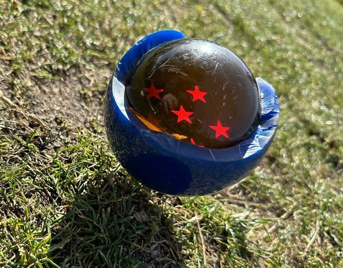 Someone Smashed A Tee Marker At This Golf Course I’m Playing At And This Was Inside