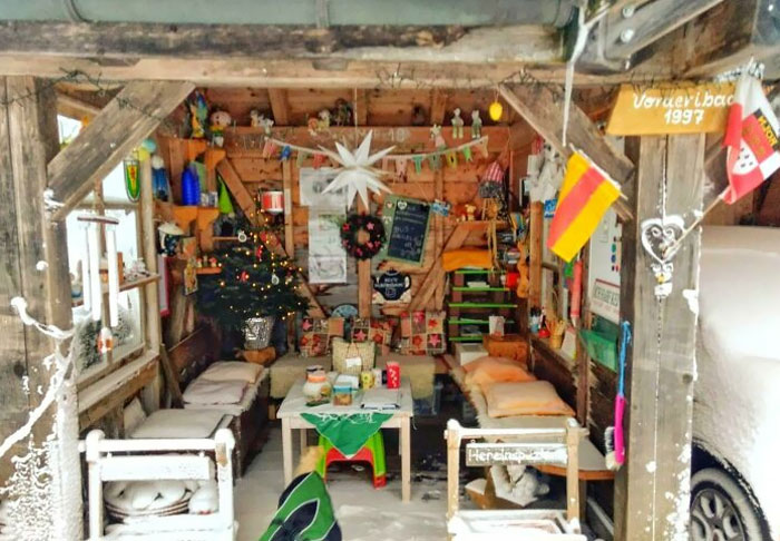 This Bus Stop In Germany That's Been Decorated By Local Residents