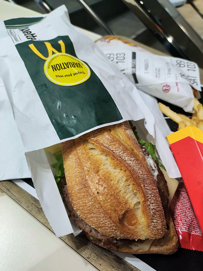 Today I Discovered That, In France, McDonald's Serves Mcbaguettes