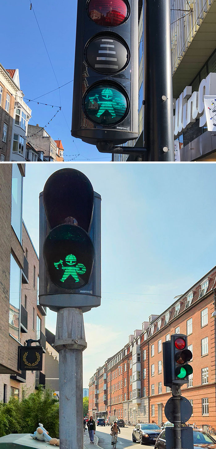 In Denmark, Some Of Our Light Signals Are Small Vikings