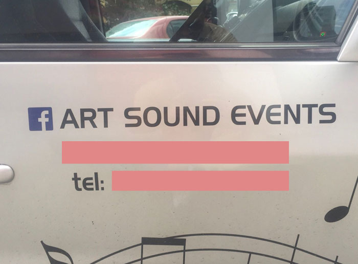 Unfortunate Placement Of The Facebook Logo