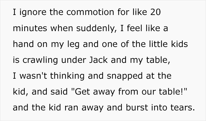 Entitled Parents Let Their Kids Run Around A Restaurant Until One Grabs A Stranger's Legs And Gets Yelled At Entitled Parents Let Their Kids Run Around A Restaurant Until One Grabs A Stranger's Legs And Gets Yelled At
