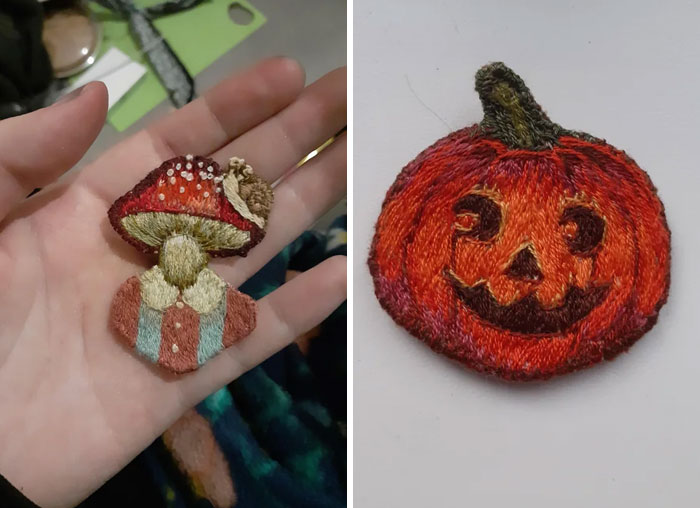 Hey Mom, My Wife Is Getting Hit By Her Seasonal Depression Hard This Year. I Was Just Wondering If You Could Give Your Honest Opinion On Her Embroidery To Cheer Her Up A Bit