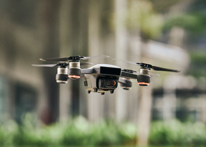 Photo of drone flying