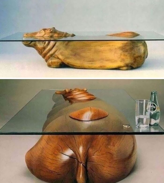 Hippo Table Underwater Effect