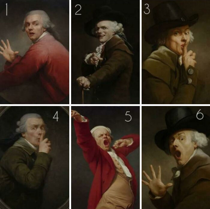Joseph Ducreux And His Self Potraits (1700s)