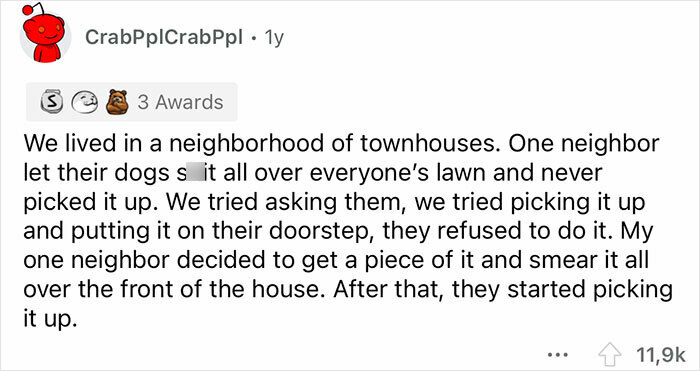 Revenge On A Rude Neighbor
