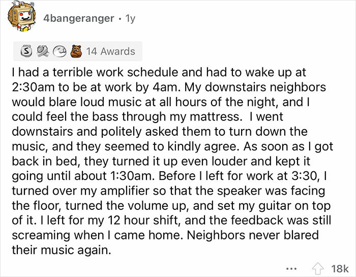 Revenge On A Rude Neighbor