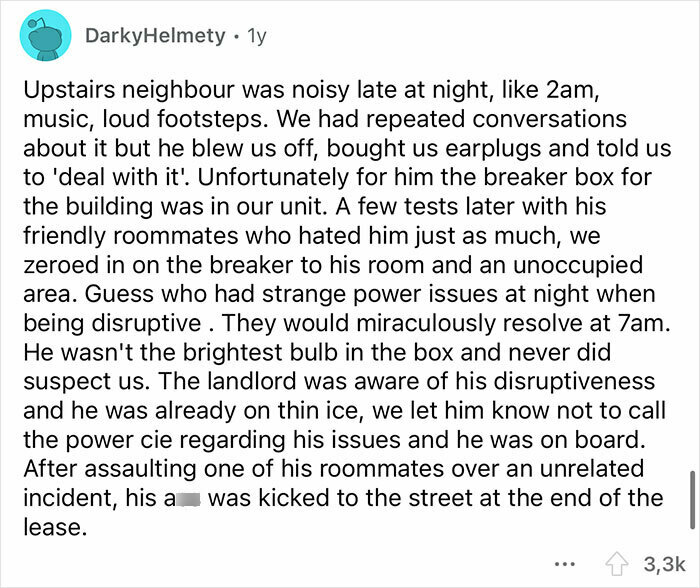 Revenge On A Rude Neighbor