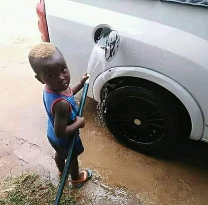 Dad I Saw Them Do This At The Gas Station