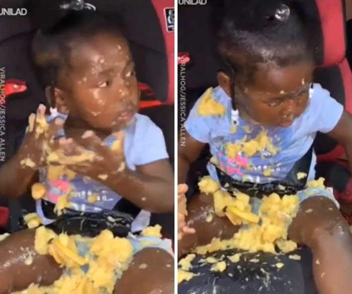 Gave Her A Banana, Turned Around To See This. Terrifying