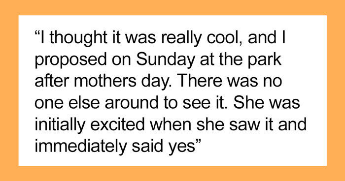 Guy Proposes To His Girlfriend With A Self-Designed Ring On A String, She Storms Off And Gives Him The Silent Treatment