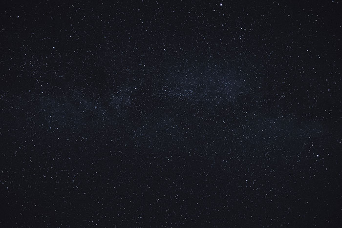 Night sky full of stars