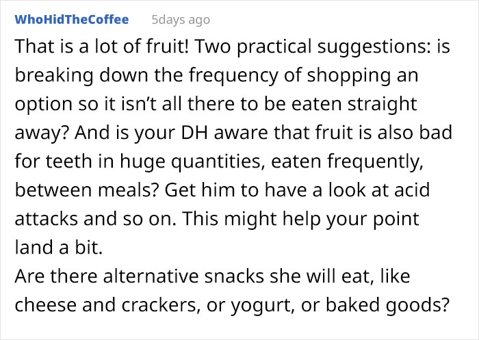 Mom Calls Stepdaughter 'Greedy' For Eating Too Much Fruit, And The Internet Has Thoughts