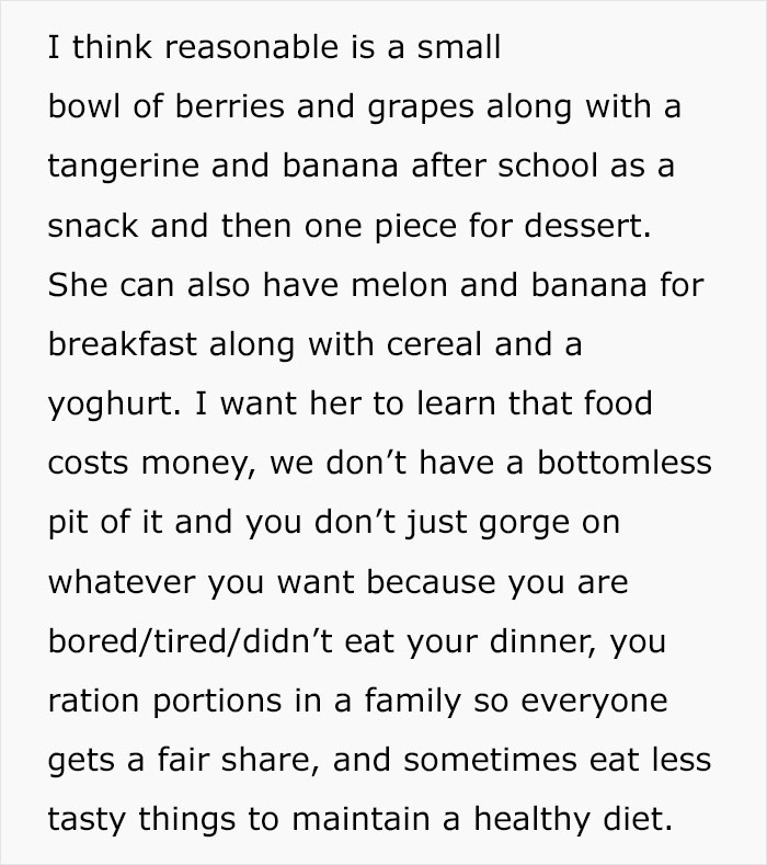 Mom Calls Stepdaughter 'Greedy' For Eating Too Much Fruit, And The Internet Has Thoughts