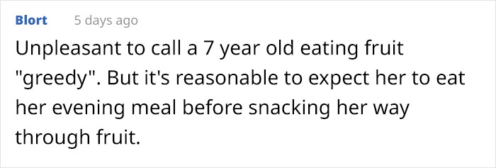 Mom Calls Stepdaughter 'Greedy' For Eating Too Much Fruit, And The Internet Has Thoughts