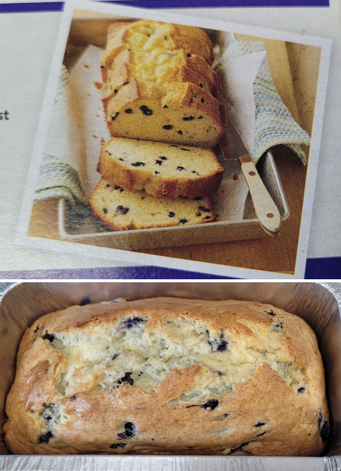 Krusteaz Citrus Blueberry Loaf. Spot On