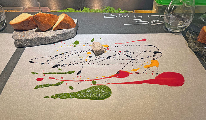 When Going To Fancy Restaurants, Remember To Bring A Couple Of Paintbrushes