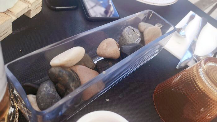 These Snacks Served With Stones: Some Are Real Stones And Some Are To Eat. You Have To Guess