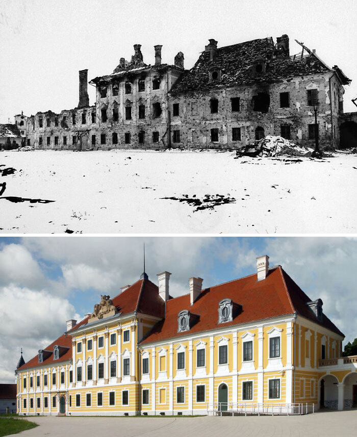1991 vs. Today, Eltz Manor, Vukovar, Croatia