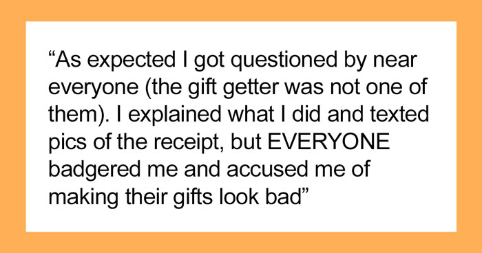 Thrifty Woman Uses Coupons To Buy A Great Birthday Gift, Which Makes The Birthday Person Ecstatic But Leaves Her Friends Angry With Her