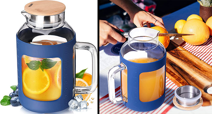 Person making sangria 