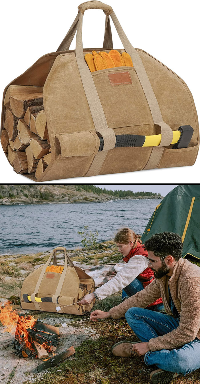 People frying marshmallows 