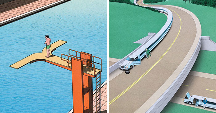 Este artista francés creó divertidas ilustraciones surreales que nos invitan a la reflexión