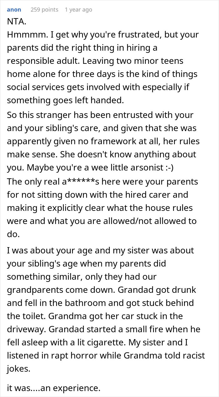 &ldquo;I Have To Be In Bed By 10&rdquo;: Strict Babysitter&rsquo;s Rules Push 16-Year-Old Teen To Rebel, He Wonders If He Took It Too Far