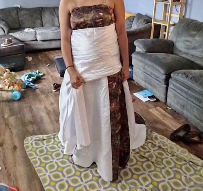 Just Saw On My Local Fb Marketplace. I Thought "Is That A Sheet Wrapped Over It?" ..nope