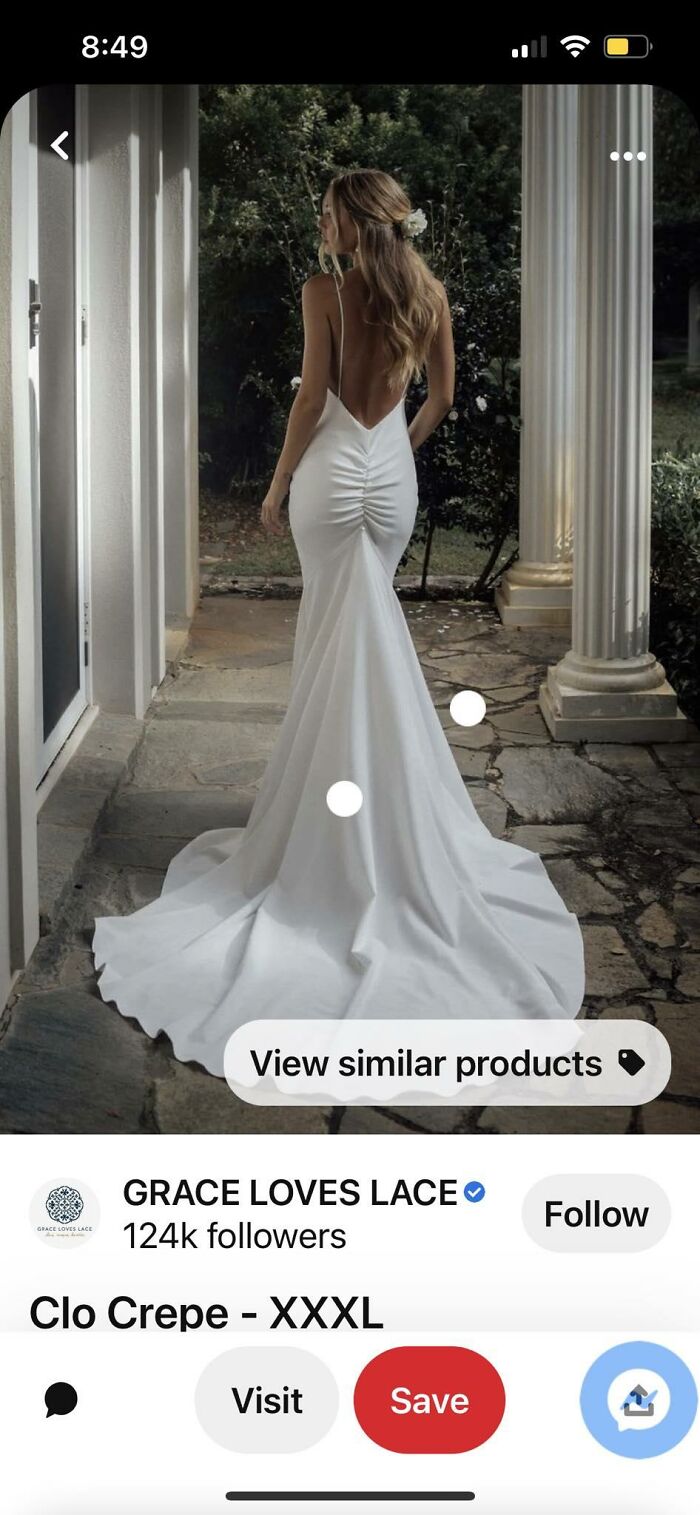 Why Why Do Brides Think A Dress Where They Literally Have Gathered Material Sitting Right At The Anatomical Spot Of Where The Body Disposes Of Bodily Waste, Looks Any Good?