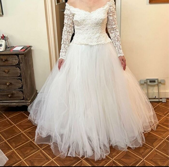 Lovely Dress To Get Married In Or To Dance The Swan Lake! $75 On Marketplace