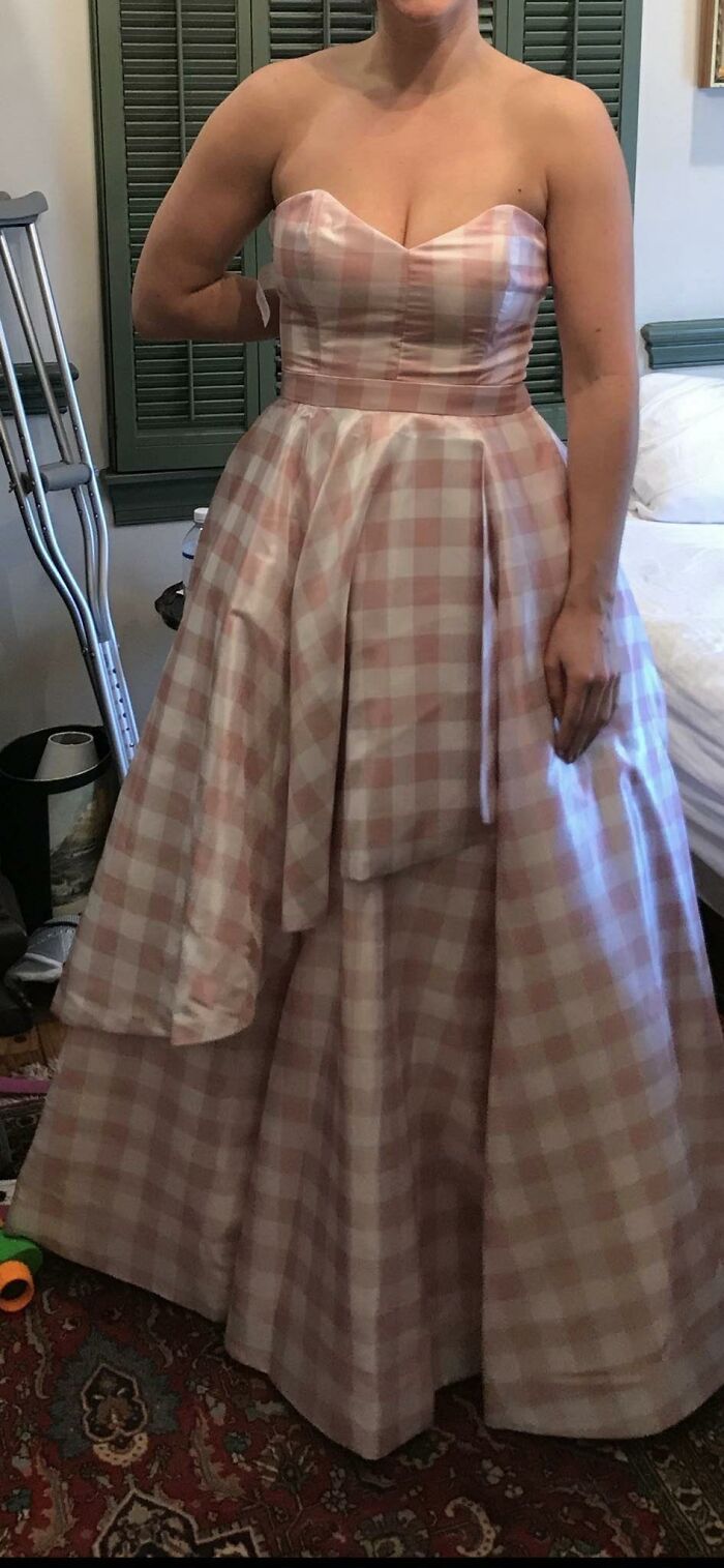 This Was Me In A $300 Maid Of Honor Dress (Plus $80 In Adjustments). $380 To Be Little-No-Peep)